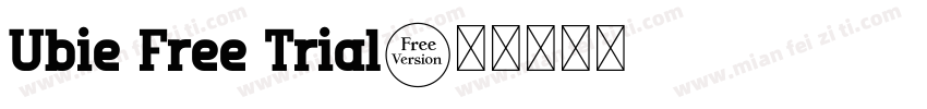 Ubie Free Trial字体转换